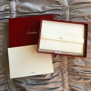 Gilded Cartier Stationary Set